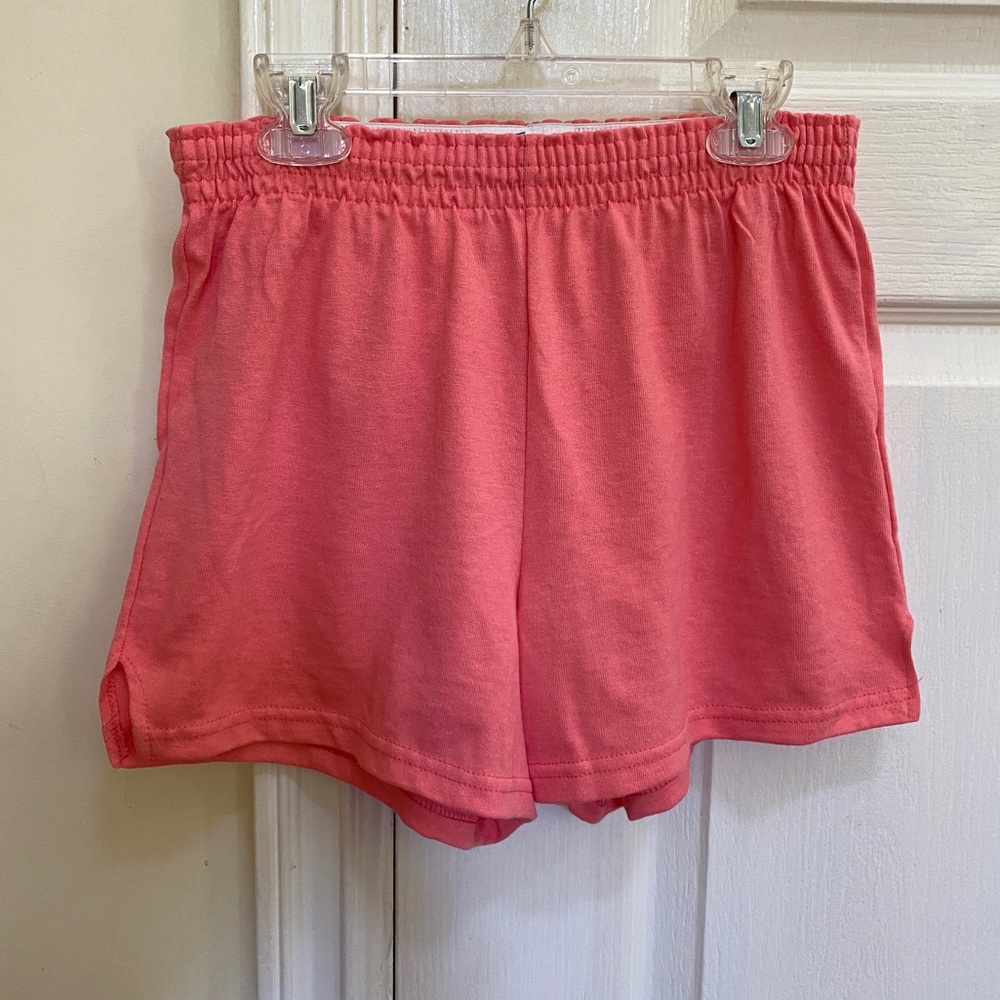 Soffe Authentic coral cheer shorts